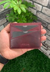 Guard Antik Bordo Hakiki Deri Kartlık P5202 - 1