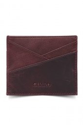 Guard Antik Bordo Hakiki Deri Kartlık P5202 - 3