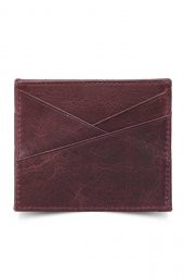 Guard Antik Bordo Hakiki Deri Kartlık P5202 - 4