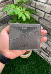 Guard Antik Gri Hakiki Deri Kartlık P5202 - 1