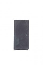 Guard Antik Siyah Telefon Girişli Hakiki Deri Erkek/Kadın Portföy Cüzdan P3047 - 4