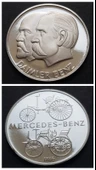 Escoines Koleksiyon 1886 Daimler-Benz 25 Gram Gümüş (999) Mercedes-Benz 100. Yılı Hatıra Madalyon thumbnail 1