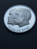 Escoines Koleksiyon 1886 Daimler-Benz 25 Gram Gümüş (999) Mercedes-Benz 100. Yılı Hatıra Madalyon thumbnail 4