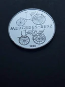 Escoines Koleksiyon 1886 Daimler-Benz 25 Gram Gümüş (999) Mercedes-Benz 100. Yılı Hatıra Madalyon thumbnail 7