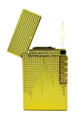 Dupont Tarzı Metal Çakmak - Soft Flame/Mum Alev - Gold - 3