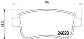 ARKA FREN BALATASI FLUENCE 09 MEGANE III 09 MEGANE IV 15 SCENIC III 09 CLIO V 19 - 1