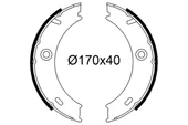 FREN BALATASI ARKA PARK FRENI MERCEDES SPRINTER B901 B904 . VW LT 28-35-46 - 1