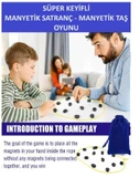 Süper Keyifli Manyetik Satranç-20 Taşlı Manyetik(Güçlü) Taş Oyunu - 2