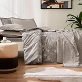 Özdilek Çift Kişilik Rnf. Nevresim T. Yatak Örtüsü White Sakura Bej - 2