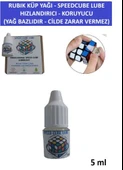 Zeka Küpü Yağı - 5 ml - Non-toxıc Speedcube Lubrıcant - Hızlandırıcı Ve Koruyucu Küp Yağı- Lube - 1