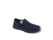 Banner 241 Erkek Lacivert Nubuk Hakiki Deri Loafer Ayakkabı thumbnail 4