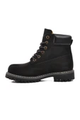 Bulldozer Siyah Nubuk Hakiki Deri Unisex Bot 220655 G - 2