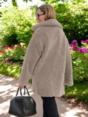 Kışlık Tarz Peluş Ceket thumbnail 3