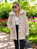 Kışlık Tarz Peluş Ceket thumbnail 1