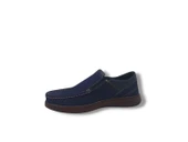 Banner 241 Erkek Lacivert Nubuk Hakiki Deri Loafer Ayakkabı thumbnail 3