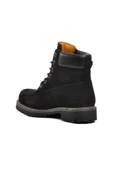 Bulldozer Siyah Nubuk Hakiki Deri Unisex Bot 220655 G - 4