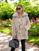 Kışlık Tarz Peluş Ceket thumbnail 2