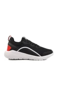 Walkway Siyah Beyaz Fileli Hafif Unisex Spor Ayakkabı Dera 640 G - 1