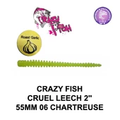 CRAZY FISH CRUEL LEECH 55 MM SAHTE SİLİKON - 4
