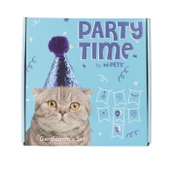 M-Pets Party Time Erkek Kediler İçin Doğum Günü Seti - 1