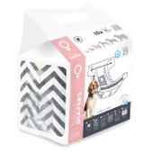 M-Pets Diapers Dişi Köpekler İçin Külot (M) 10'lu - 1