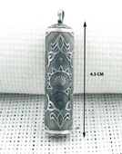 Silindir 925 Ayar Cevşen Muska Kabı Kolye thumbnail 4