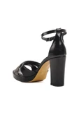 Ayakmod Siyah Platform Topuk Kadın Abiye Ayakkabı 655386 Z thumbnail 4