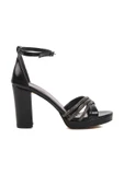 Ayakmod Siyah Platform Topuk Kadın Abiye Ayakkabı 655386 Z thumbnail 3