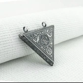 925 Ayar Osmanlı Tuğralı Cevşeni Kebir Kolye Ucu thumbnail 1