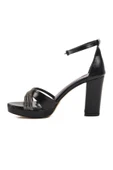 Ayakmod Siyah Platform Topuk Kadın Abiye Ayakkabı 655386 Z thumbnail 2