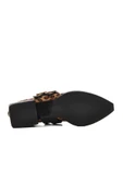 Ayakmod Taba Leopaer Desenli Kemerli Kadın Babet 458324 Z - 5