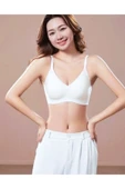 F.K dikişsiz balensiz Lazer Kesim Çıkarılabilir Pedli Soft Seamless İnce Askılı Sütyen - 1
