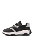 Ayakmod Siyah-Buz Bağcıklı Unisex Sneaker 9950 G - 2