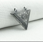 925 Ayar Allah Yazılı Cevşeni Kebir Kolye Ucu thumbnail 1