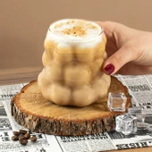 Porsima 378 Isıya Dayanıklı Borosilikat Boncuk Şekilli Bardak - 4