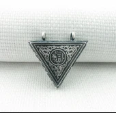 925 Ayar Allah Yazılı Cevşeni Kebir Kolye Ucu thumbnail 2