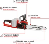 Einhell GE-LC 36/35 Li-Solo Akülü Ağaç Kesme Makinesi - 4501780 - 5