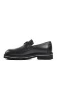 Ayakmod Siyah Hakiki Deri Erkek Loafer Ayakkabı Premium 2871 M - 2