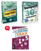 5.Sınıf Sempatik Sosyal Bilgiler Soru Bankası +36 Haftalık Kazanım Denemeleri (Hediyeli) thumbnail 1