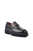 Ayakmod Lacivert Hakiki Deri Erkek Loafer Ayakkabı Premium 2871 M - 3