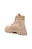 Ayakmod Bej Bağcıklı Kadın Bot FO223 G thumbnail 4