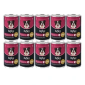 Reflex Plus Kuzu ve Tatlı Patates Et Parçacıklı Soslu Köpek Konservesi 400 Gr*10 Adet - 1