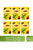 Lipton Yellow Label Dökme Siyah Çay 1000 gr x 6 Adet - 1