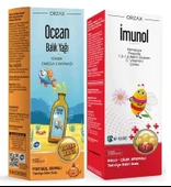 Orzax Ocean Balık Yağı Şurup 150 ml + İmunol Şurup 150ml - 1