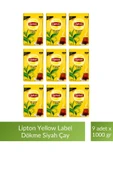 Lipton Yellow Label Dökme Siyah Çay 1000 gr x 9 Adet - 1