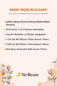 Hesna Kadın Ecem Battal Beden 8 Parça Lastikli Siyah Etek D35 - 3