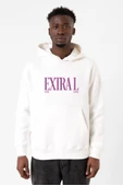 Jennie ExtraL Beyaz Erkek 3ip Kapşonlu Sweatshirt thumbnail 1
