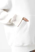 Jennie ExtraL Beyaz Kadın 3ip Kapşonlu Sweatshirt - 5