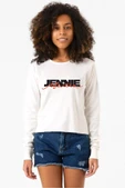 Jennie Mantra Ekru Ekstra Uzunkol Sweatshirt thumbnail 1