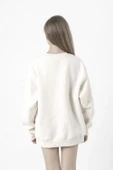 Romania Coat Arms Beyaz Kadın 2ip Sweatshirt - 5